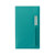 Custom Translucent Vinyl Cover Weekly Planner with Flat Clear Pen - Translucent Teal