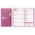Custom Translucent Vinyl Cover Weekly Planner with Flat Clear Pen - Translucent Purple 
