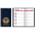 Custom Castillion Softtouch Vinyl Monthly Academic Planner - Navy Blue