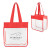 Custom Cassie Clear EVA Tote Bag - Red