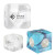 Custom Ice Breaker Stress Ball - Clear with White