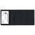 Custom Copy-Guard Vinyl - Policy Holder with Extra Pocket (open on short side) - Black Front View 