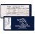 Custom Large Policy Holder with Extra Pocket (open on short side) - Royal Blue 