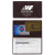 Custom Card Case with 2 Clear Pockets With Imprint 5.25" W x 3" H - Black 