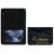 Custom Card Case with 2 clear pockets With Imprint 3.75" W x 2.25" H - Black 