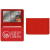 Custom Card Wallet with One Transparent Slot - Red