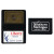 Custom Fold Over Card Case with 2 clear pockets - Black 