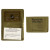 Custom Fold Over Card Case with 2 clear pockets - Gold 