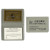 Custom Fold Over Card Case with 2 clear pockets - Gray 