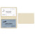 Custom Card Case with 2 Clear pockets - Bone White 