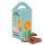Custom Tote Box with 1 oz Milk Chocolate Dollar Signs - Side View