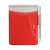 Custom Hard Cover Memo Book with 100-Page Pad & Matching Pen - Translucent Red