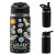 Custom 14 oz Lil' Sipper Hydration Bottle - Full Color - Black 