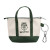 Custom Mini Tote Keytag - Green