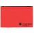 Custom Legal Size Portfolio with Zipper Closure - Red