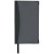 Custom Monthly Ascot 2 Tone Vinyl Soft Cover Planner (2 Color) - Gray with Black