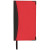 Custom Monthly Ascot 2 Tone Vinyl Soft Cover Planner (2 Color) - Red with Black