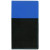 Custom Soft Cover 2 Tone Vinyl France Series Tally Book - Royal Blue with Black