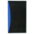 Custom Soft Cover 2 Tone Vinyl Geneva Series Monthly Planner / 2 Color - Royal Blue with Black