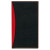 Custom Soft Cover 2 Tone Vinyl Geneva Series Address Book - Red with Black