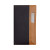 Custom Lafayette Series Soft Cover 2 Tone Vinyl Academic Planner with Clear Pen / 2 Color - Tan/Black 