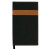 Custom Joliett Series Soft Cover 2 Tone Vinyl Weekly Planner with Map / 1 Color - Black with Tan
