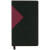 Custom Keystone Series Soft Cover 2 Tone Vinyl Weekly Planner w/ Map / 1 Color - Black/Wine 