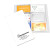 Custom Business Card Caddy 4 Pages - White