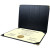 Custom Premium Heat-Sealed Diploma Holder - Portrait - Black Open View