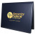 Custom Padded Heat Sealed Diploma Holder (Portrait Style) - Navy Blue