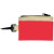 Custom ID Clip in Safari Colors - Red/Khaki