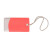 Custom Bright Spot Luggage Tag - Red