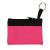 Custom Summer Breeze Zip Purse - Fuchsia Pink/Black