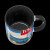 Custom Barcelona 11 oz Two Tone Mugs - Inner Handle color - Black Inside View 