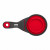 Custom Collapsible Pet Food Scoop & Clip - Red Close View 