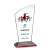 Custom Medium Tomkins Full Color Award Rosewood Base 