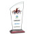 Custom Large Tomkins Full Color Award Rosewood Base 
