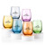 Custom Sedona Stemless Wine Glasses Set of 6 - imprinted - Assorted