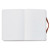 Custom Giuseppe Di Natale Perfect Bound Leather Journal - Brown Open View 