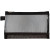 Custom The Net Tote Cosmetic Bag - Black with Clear