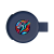 Custom Glide 2 in 1 Retractable Charger - Navy Blue 