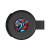Custom Glide 2 in 1 Retractable Charger - Black 