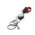 Custom Glide 2 in 1 Retractable Charger - Black In Use 