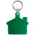Custom House Key Ring - Green