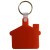 Custom House Key Ring - Red
