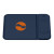 Custom Fusion 3 in 1 Wireless Charging Mousepad - Navy Blue Side View 