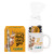 Custom Mug Gift Set with Dark Chocolate Almonds