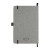 Custom 5.5" x 8.5" FSC Mix Chelsea Bound Journal - Gray - Back View