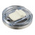 Custom Catone 20 oz Recycled Vacuum Tumbler with Slider Lid - Taupe - Lid View