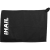 Custom Magnetic Waffle Golf Towel - Black Front View
